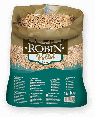 worek pelletu opałowego Robin do kupienia w Zielonce lub sklepie internetowym